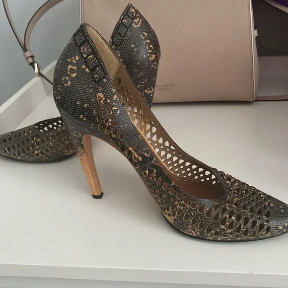 Proenza Schouler Snakeskin pumps